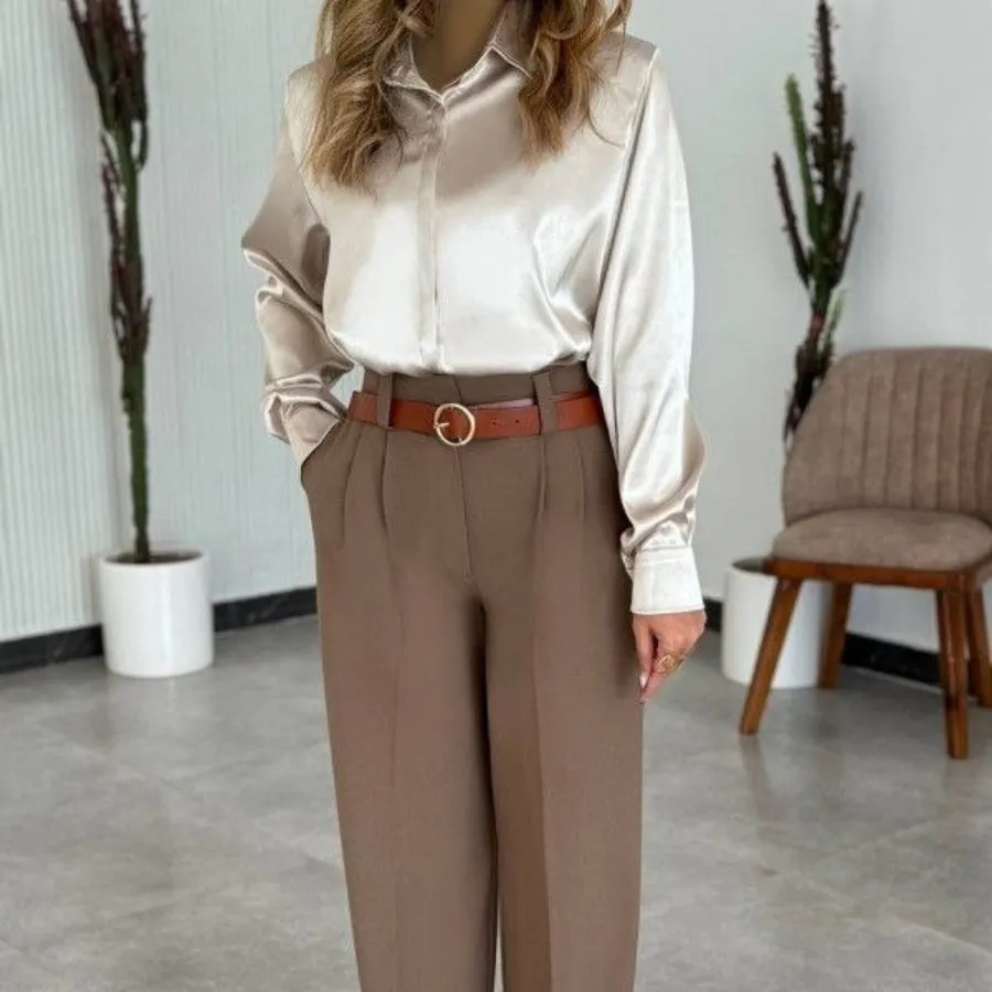 شومیز ساتن مجلسی