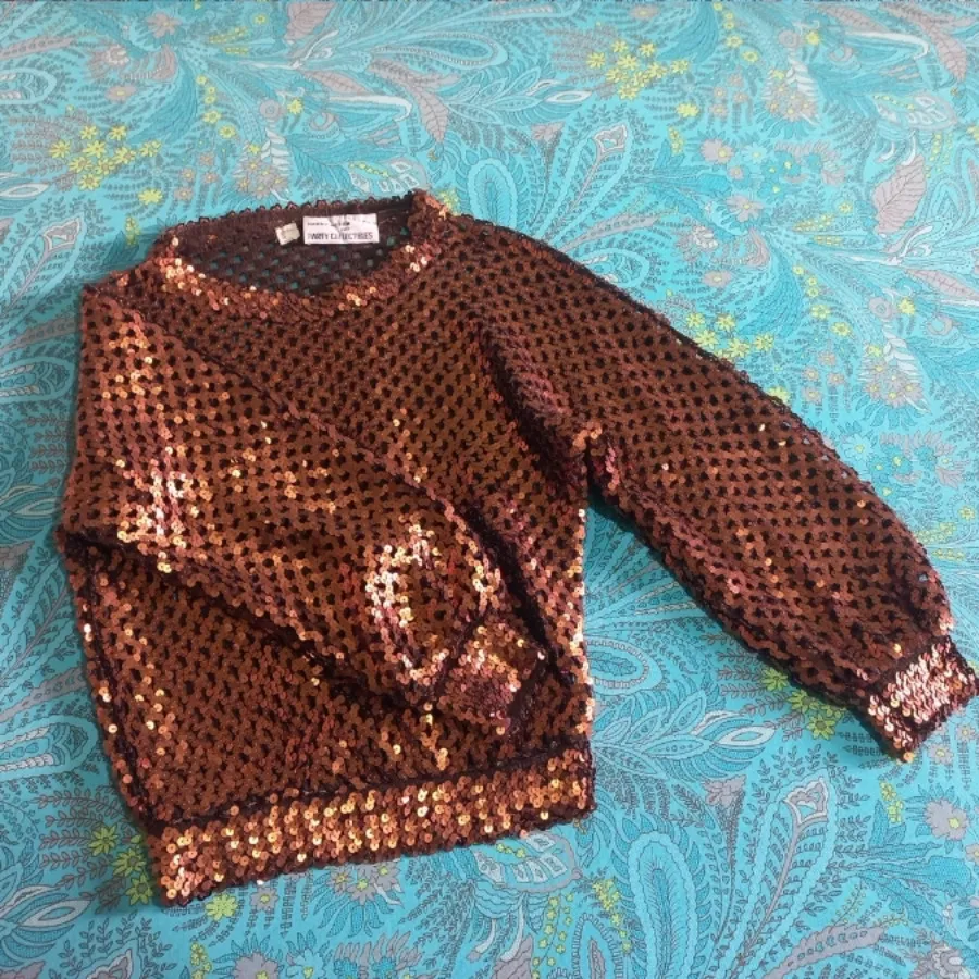 بلوز مجلسی بافت پولکی