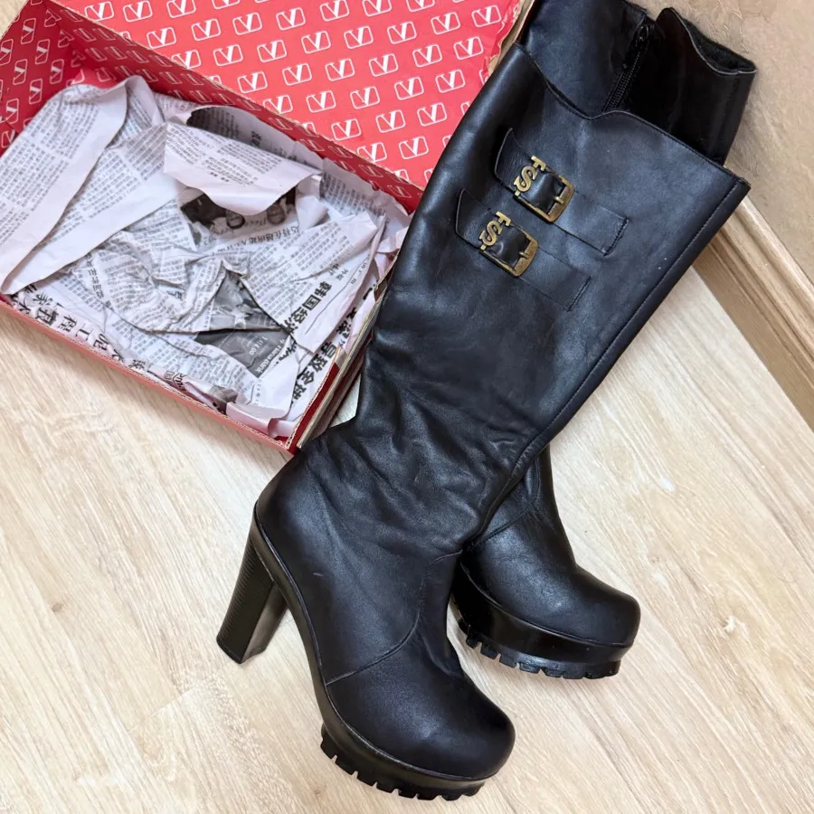 بوت چرم بلند مجلسی