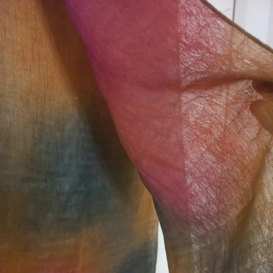 شال حریر مجلسی ریش ریش