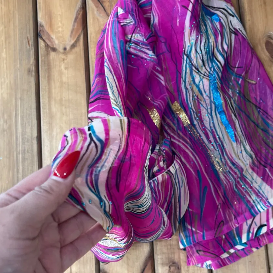 پارچه حریر سرخابی