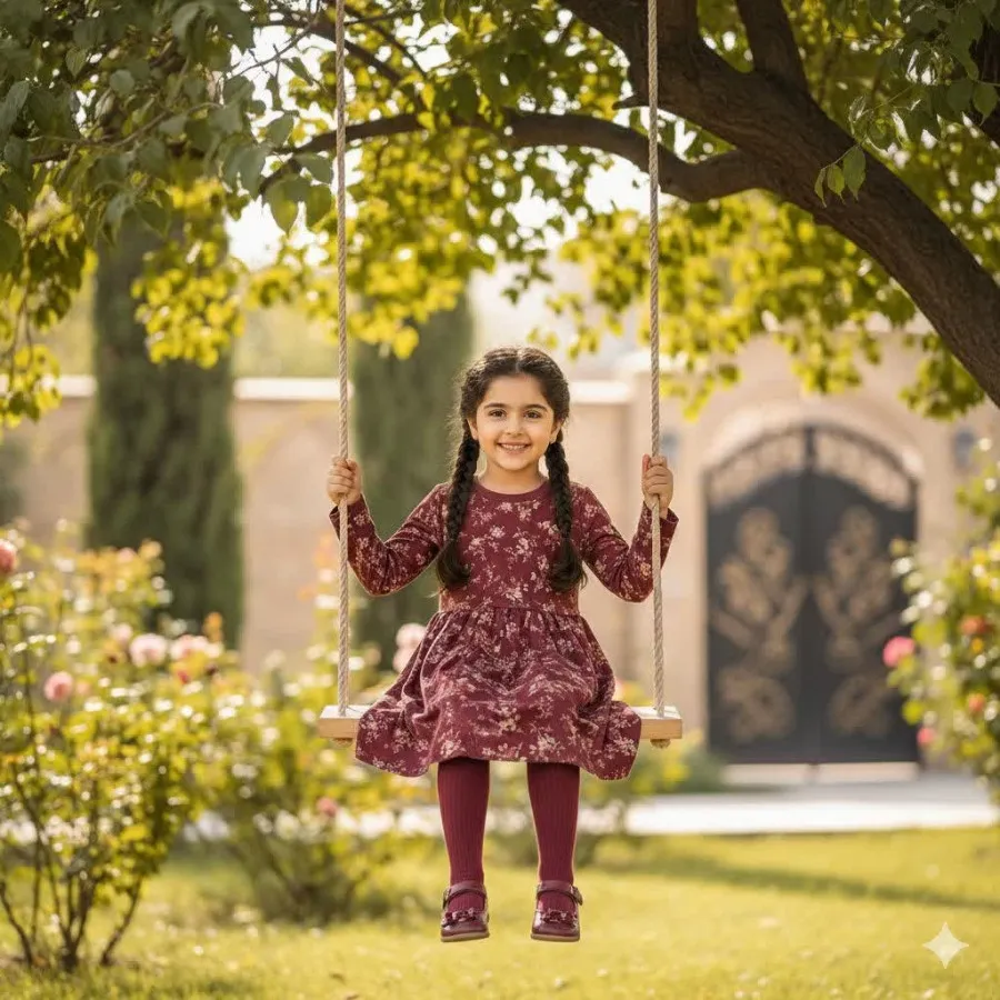 پیراهن دخترانه یلدایی