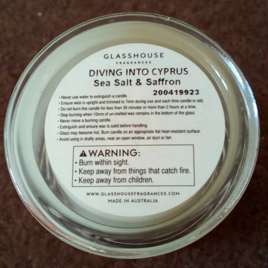 شمع معطر شیشه ای