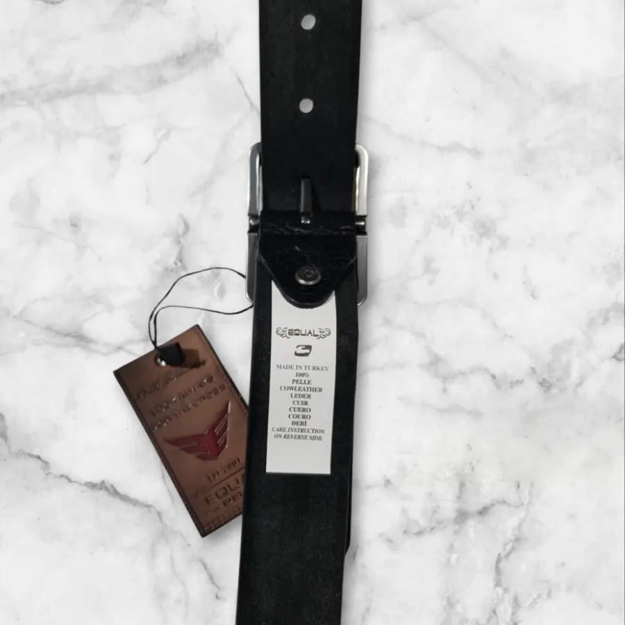 کمربند ترک مشکی نیم باریک