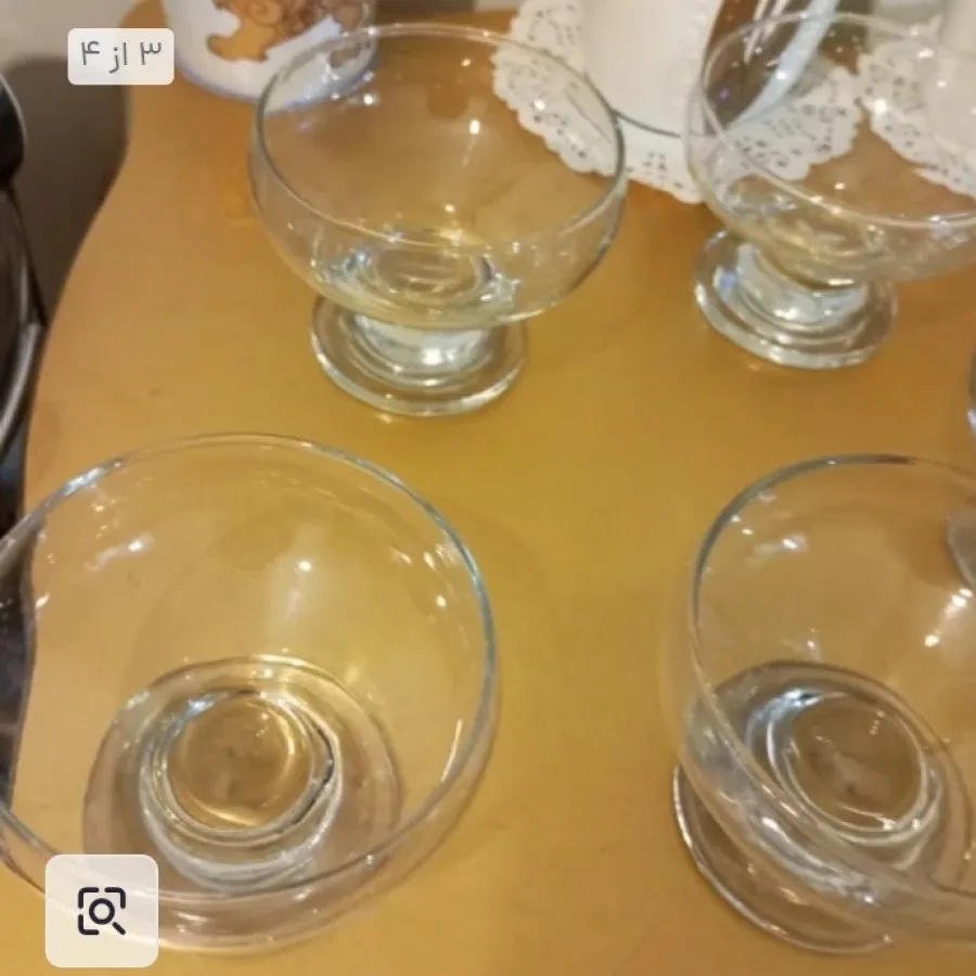 سرویس بستنی خوری بلور