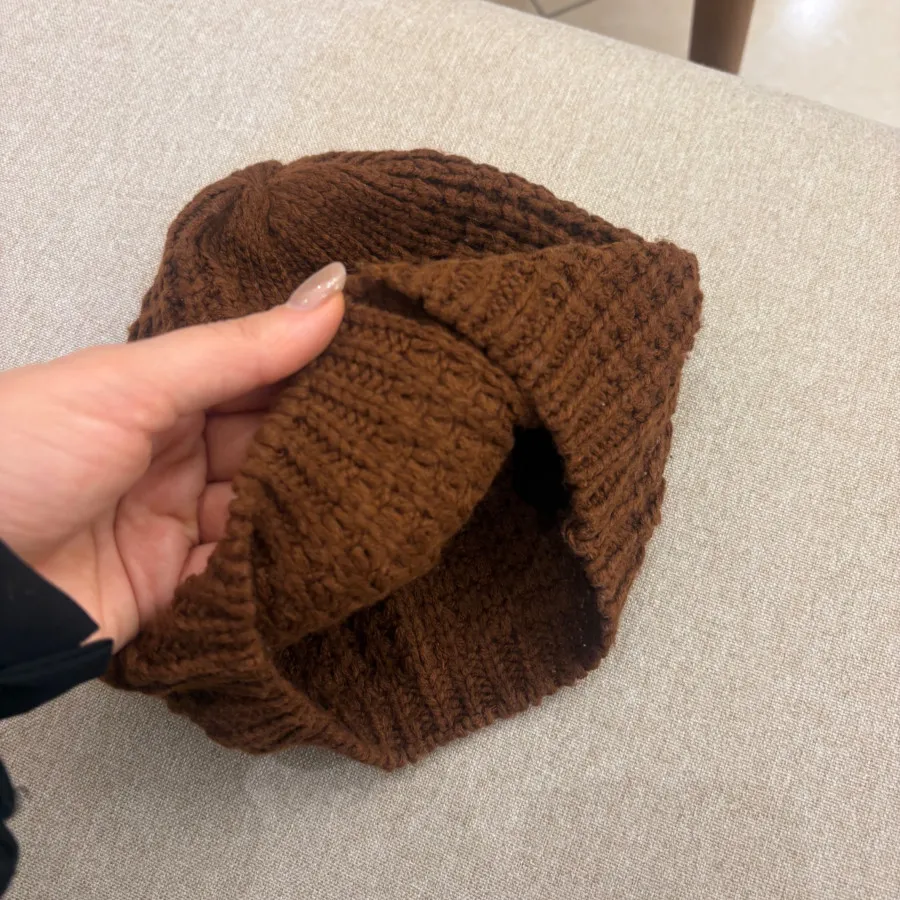 کلاه بافت-رنگ پاییزی