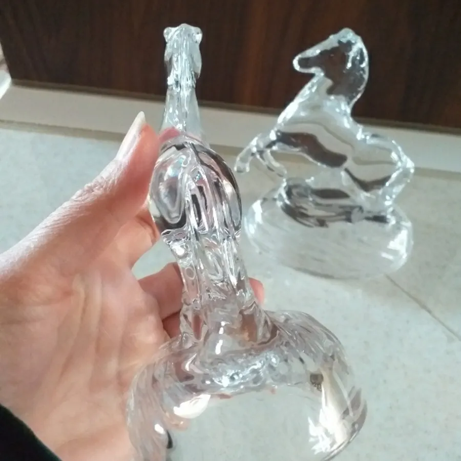 مجسمه کریستال اسب