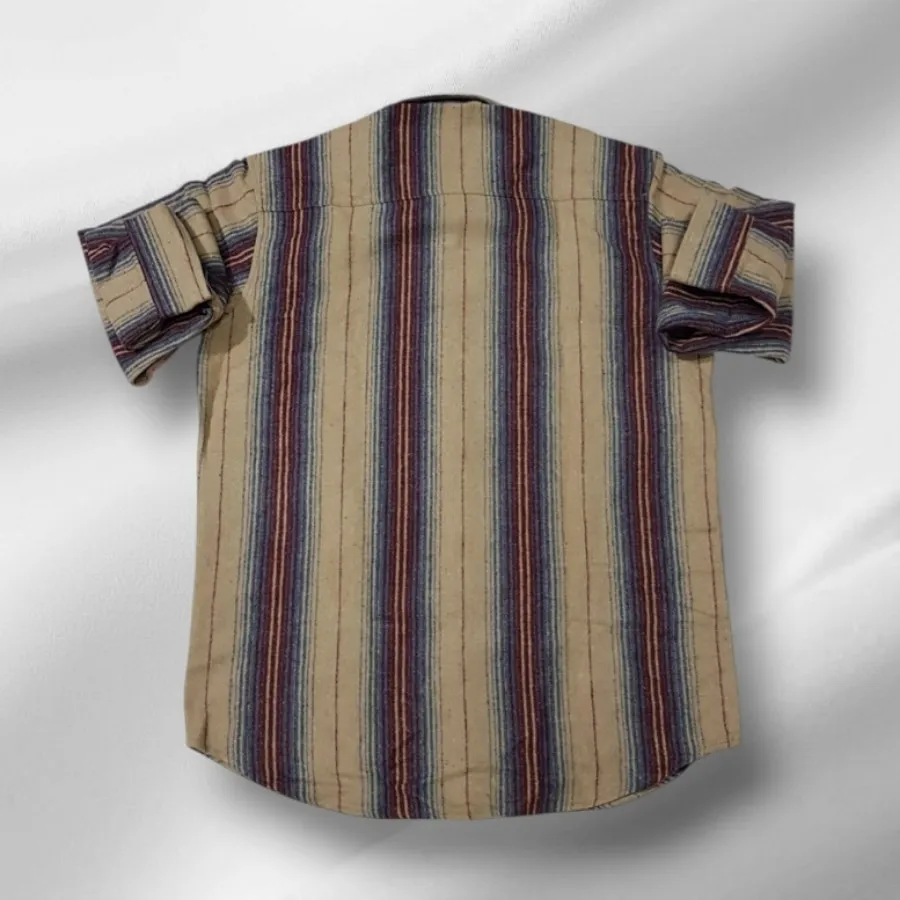 پیراهن پشمی راه راه