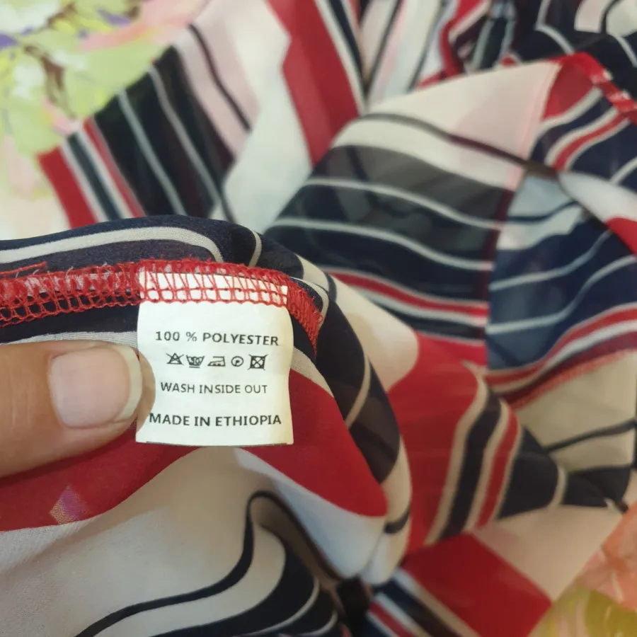 شومیز حریر راه راه