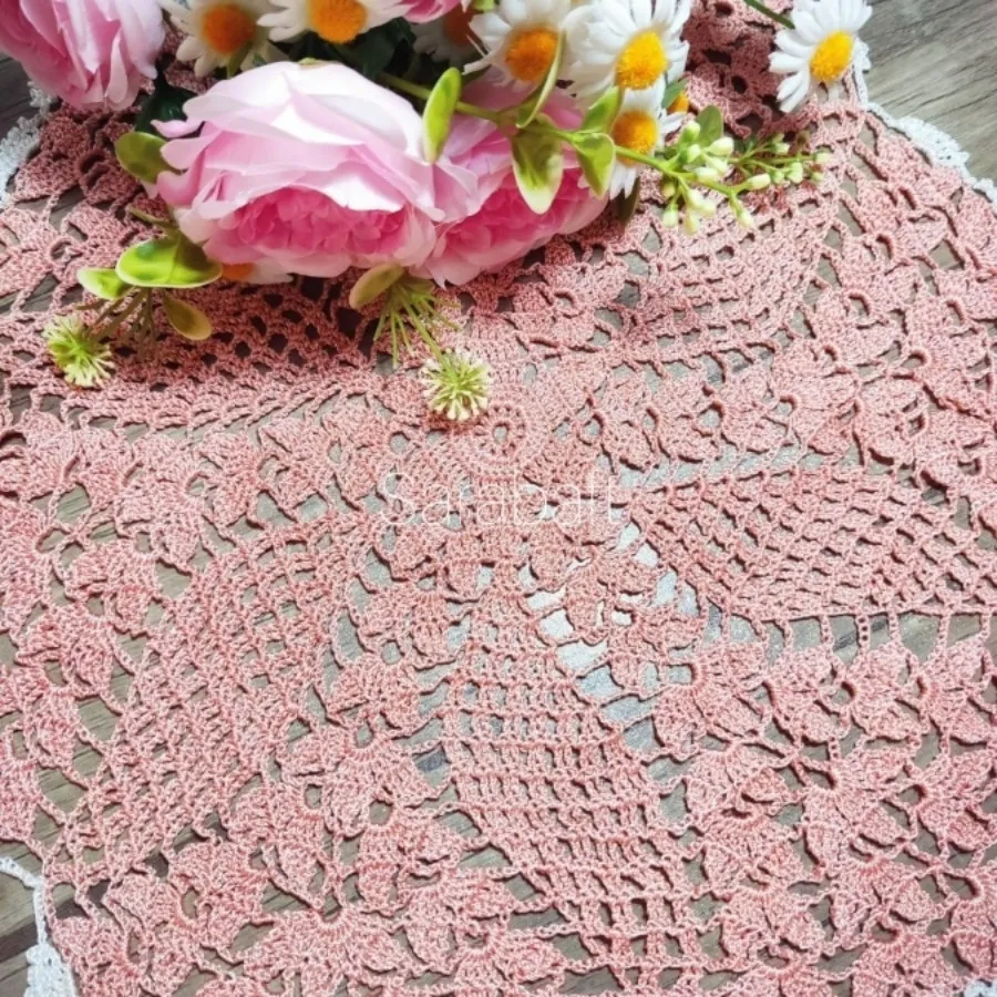 رومیزی ابریشم بافی