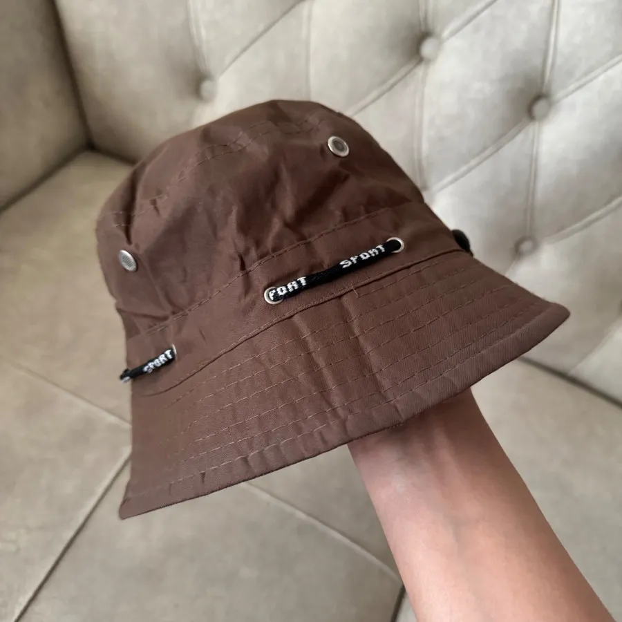 کلاه باکت هت قهوه ای