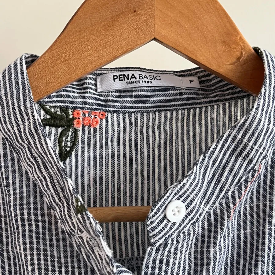 پیراهن شومیز راه راه گل