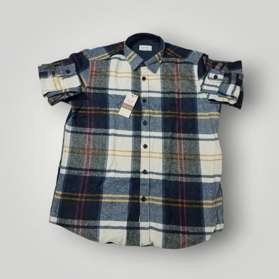 پیراهن پشمی چهارخانه