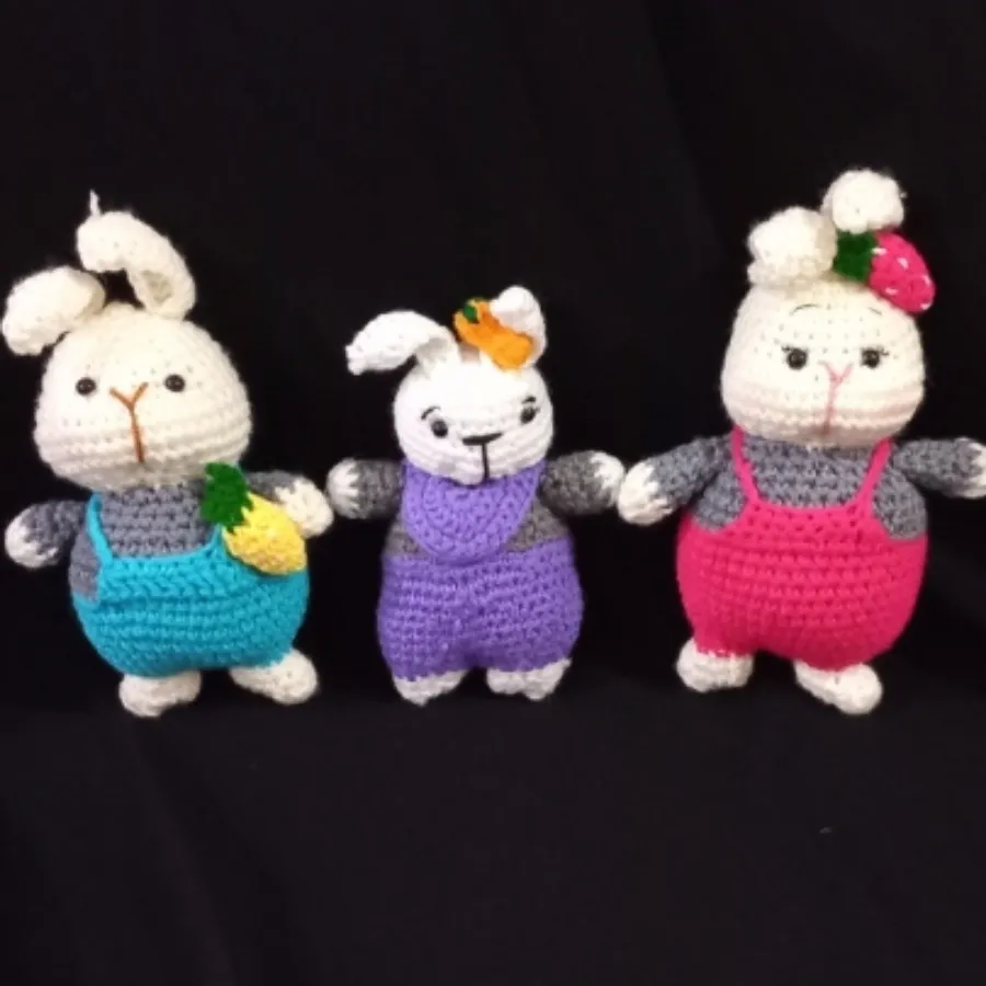 عروسک بافتنی با نی نی ?