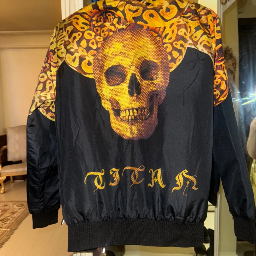 کاپشن ژاپنی طرح دار