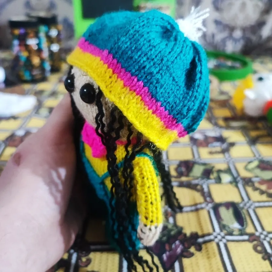 عروسک روسی بافتنی