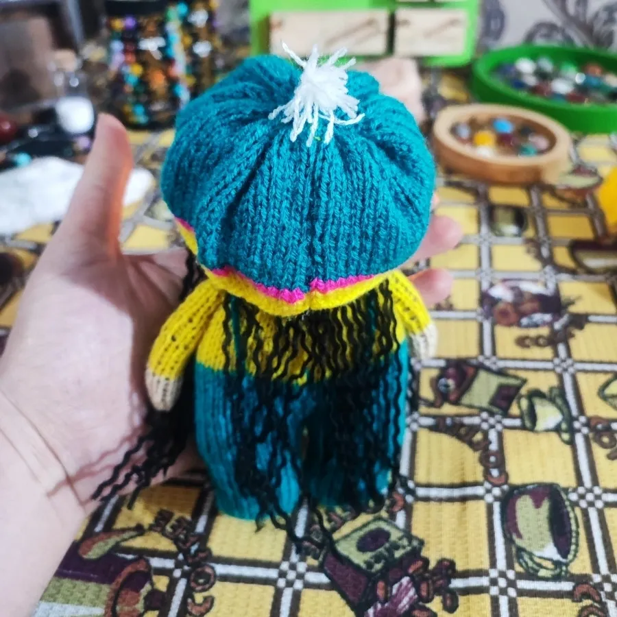 عروسک روسی بافتنی