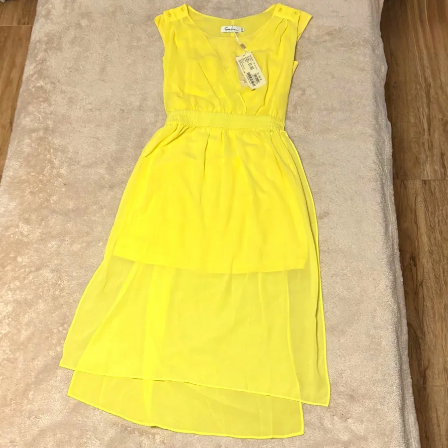 پیراهن حریر دو دامنه