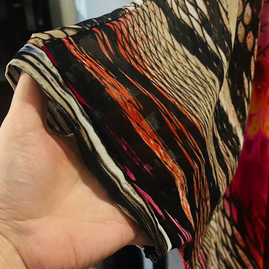 شومیز آبرنگی حریر