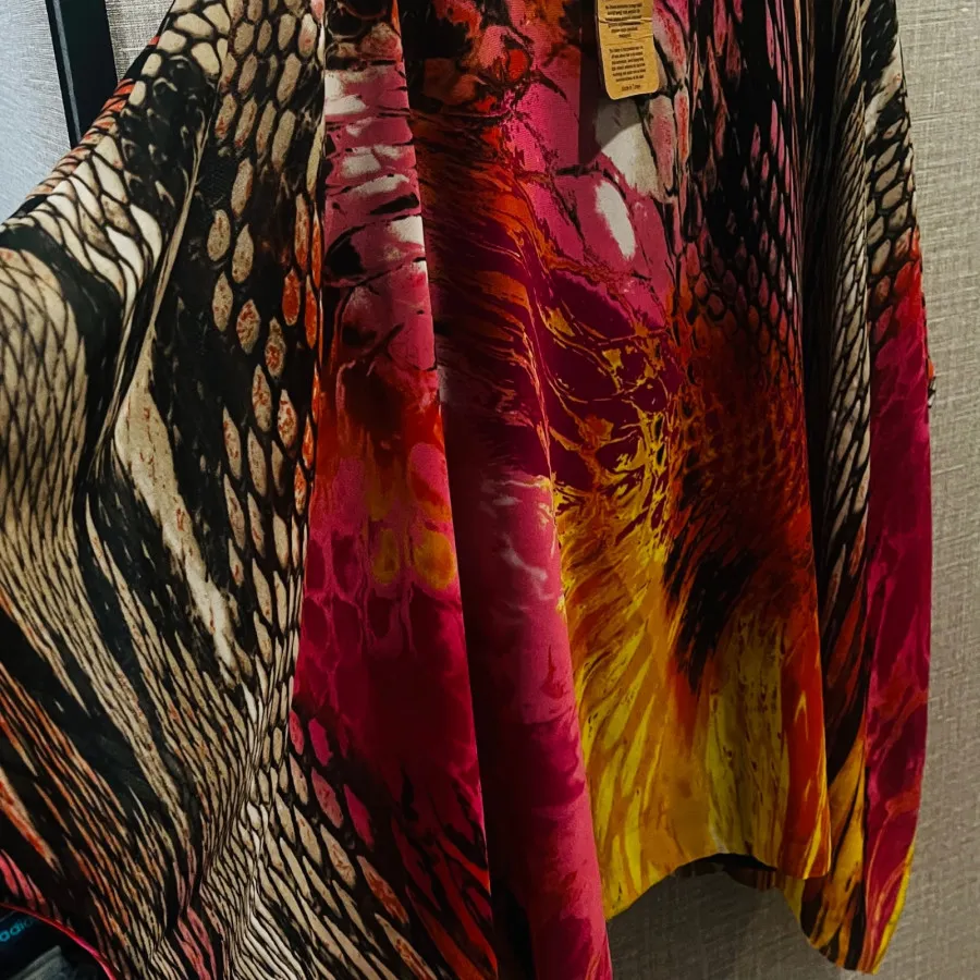 شومیز آبرنگی حریر