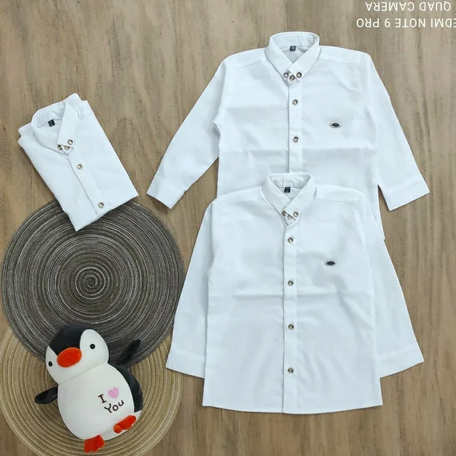 پیراهن پسرانه سفید زیبا