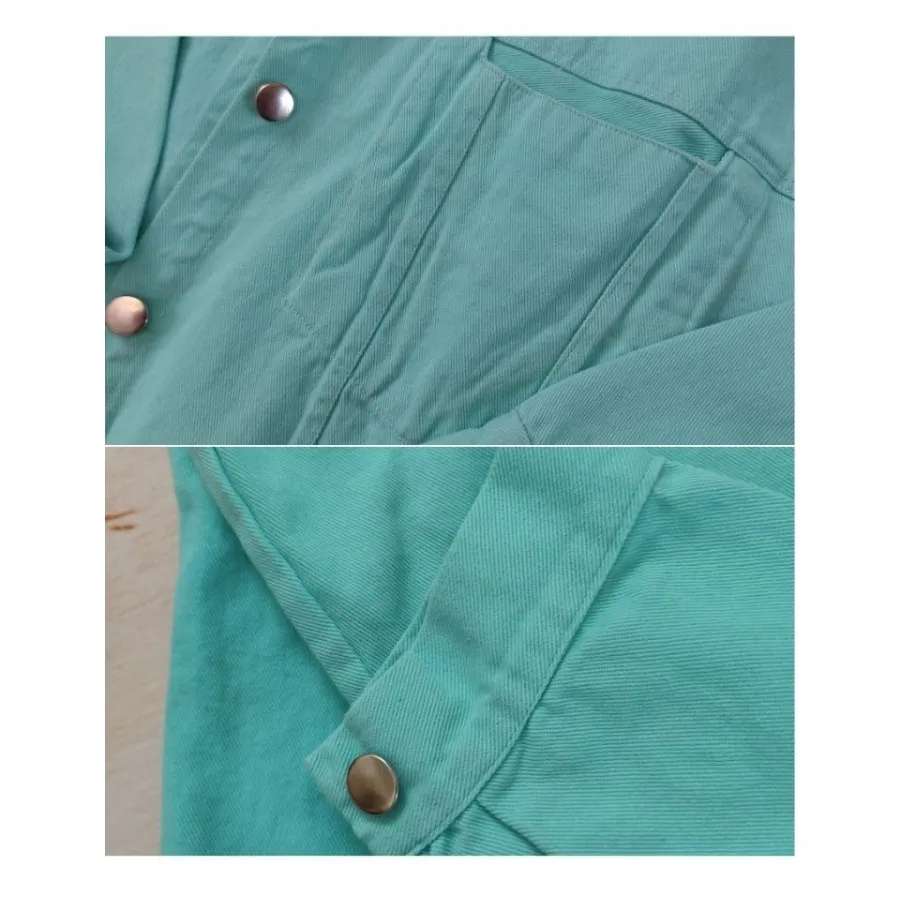 کراپ کت جیب دار