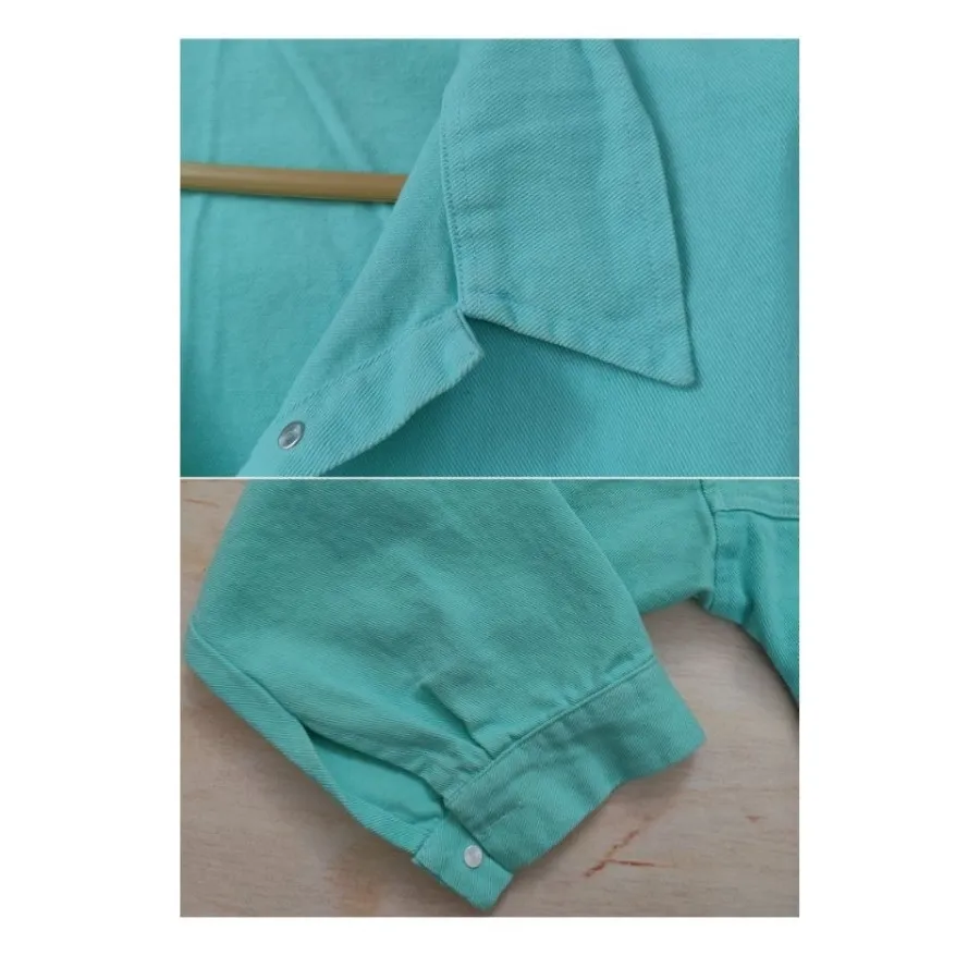 کراپ کت جیب دار