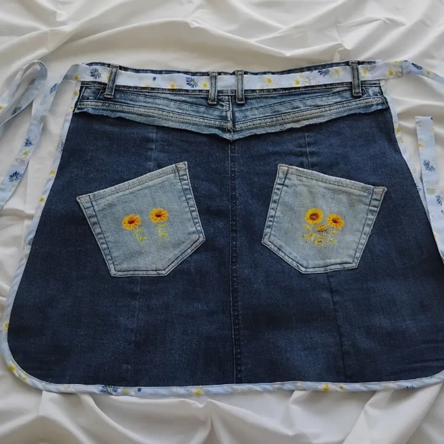 پیش بند جین زنانه کد 48