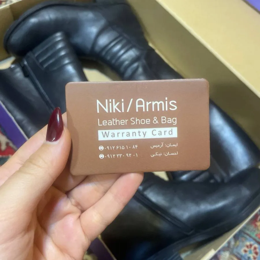 بوت چرم ساق بلند