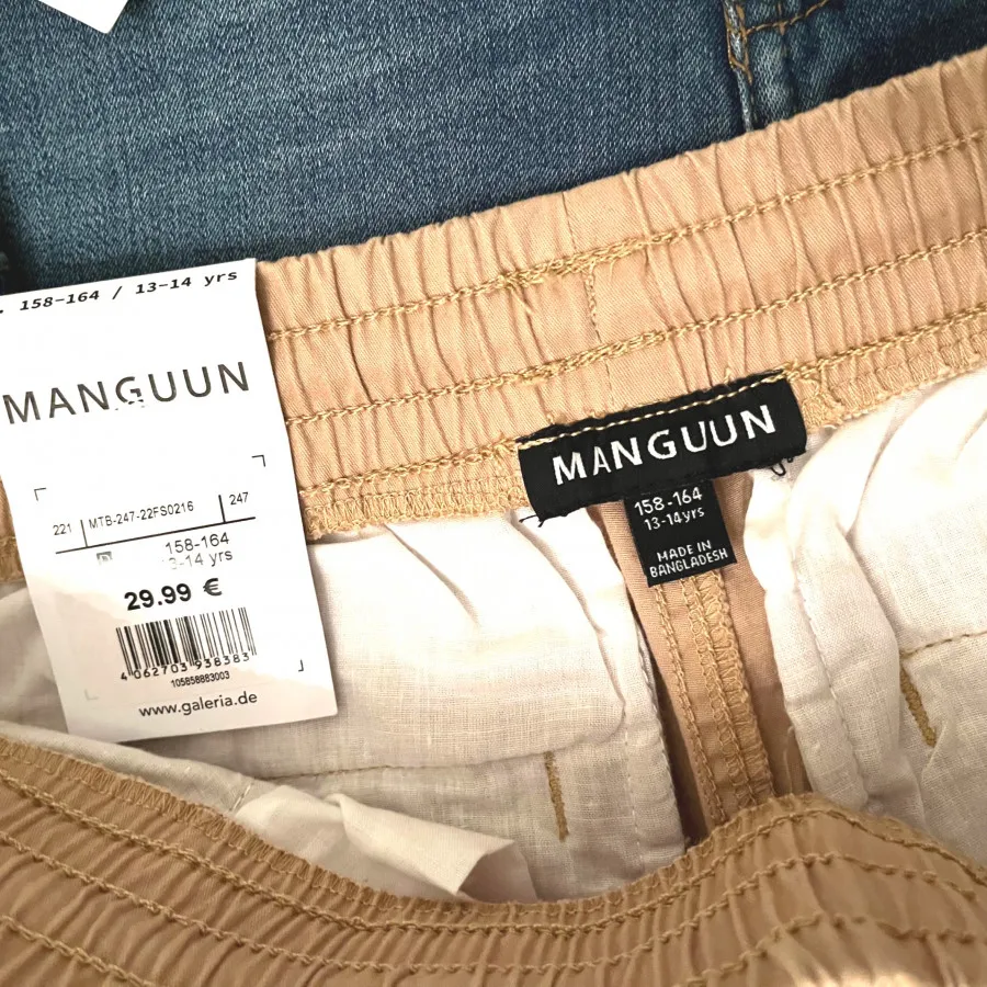 شلوار کتان manguum