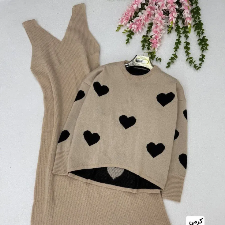 بلوز سارافون قلبی