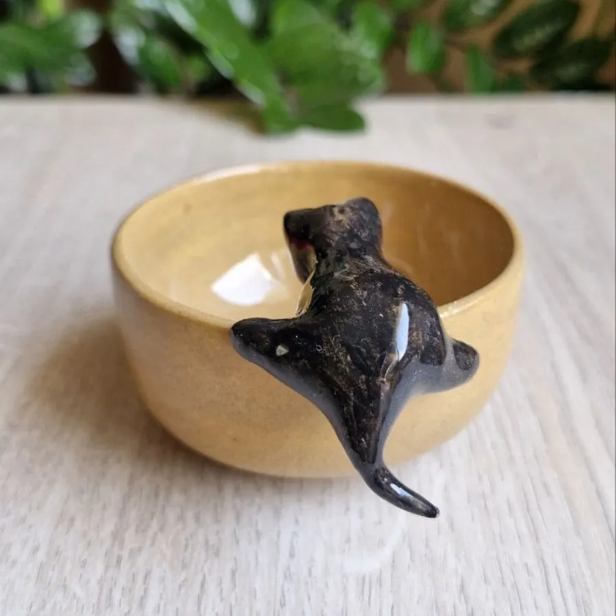 جاشمعی سفالی دست ساز