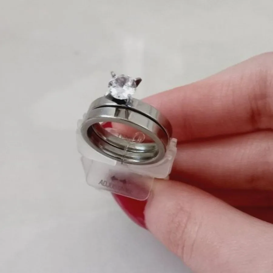 حلقه و پشت حلقه زیبا