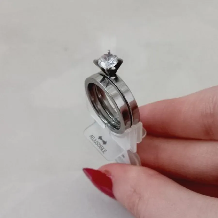 حلقه و پشت حلقه زیبا