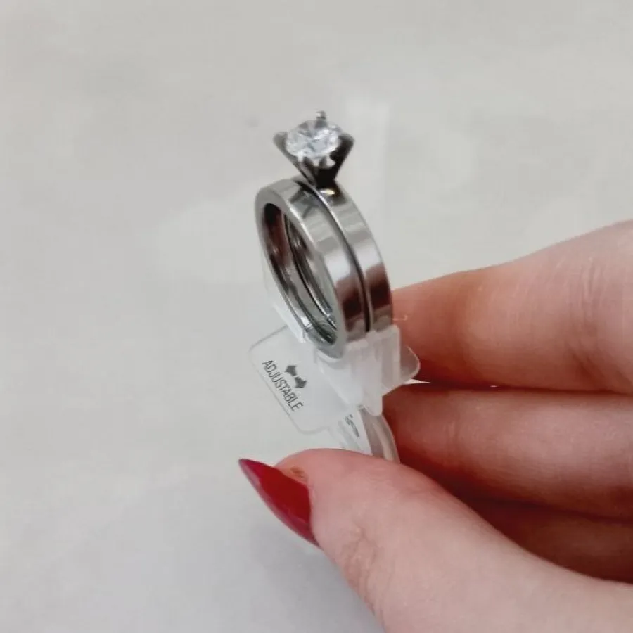 حلقه و پشت حلقه زیبا