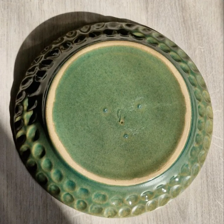 بشقاب سفالی دست ساز