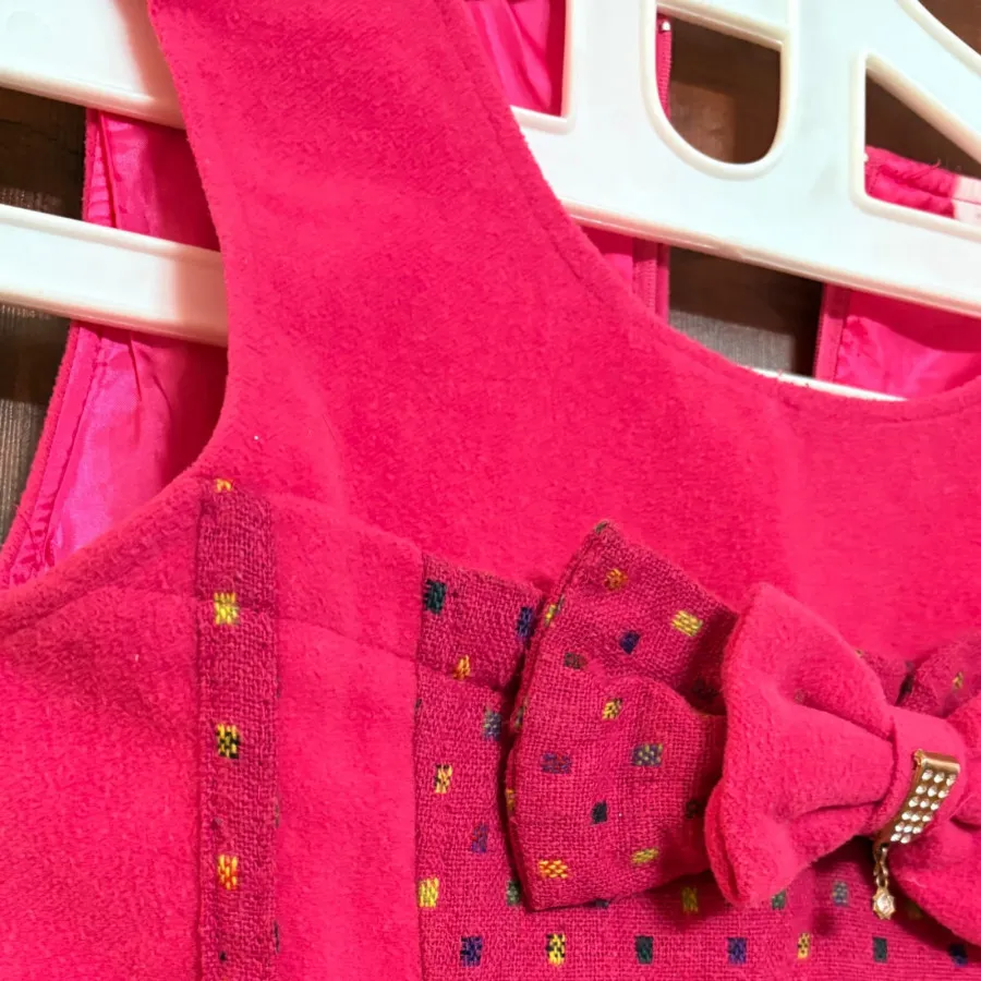 پیراهن پشمی دخترانه