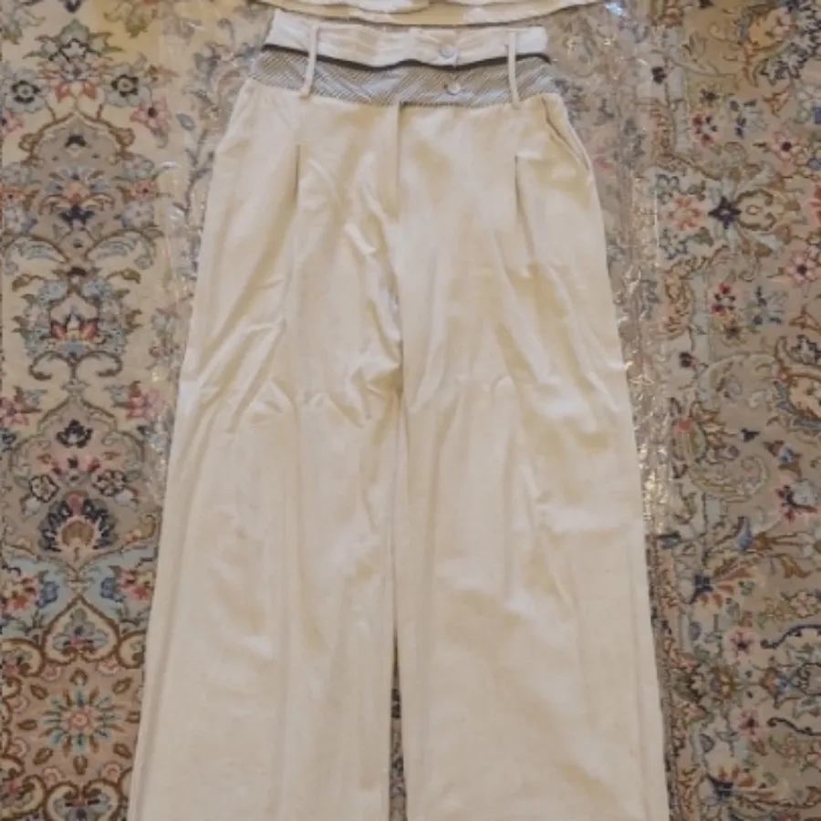 ست شومیز شلوار لنین