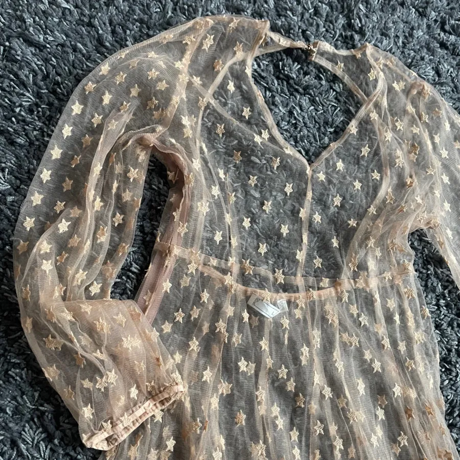 پیراهن توری ستاره ای