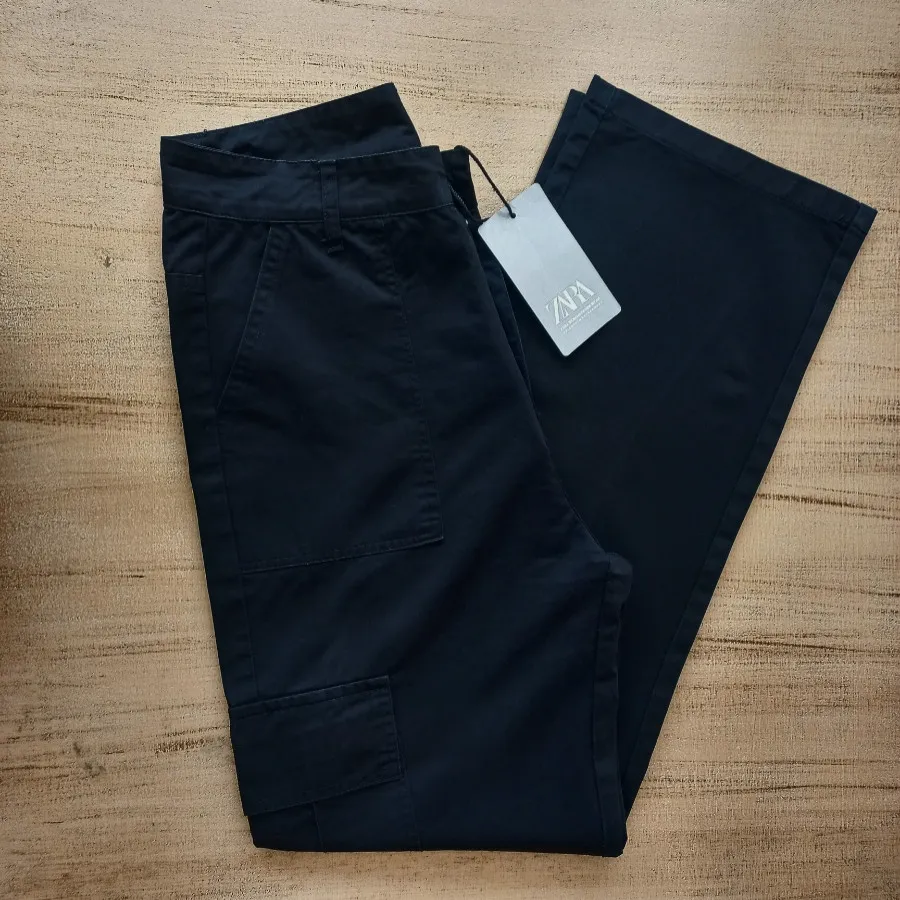 شلوار کارگو مشکی