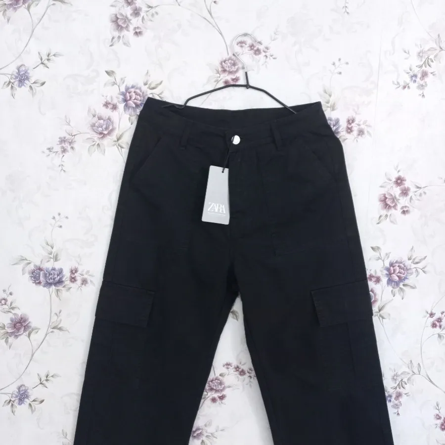 شلوار کارگو مشکی