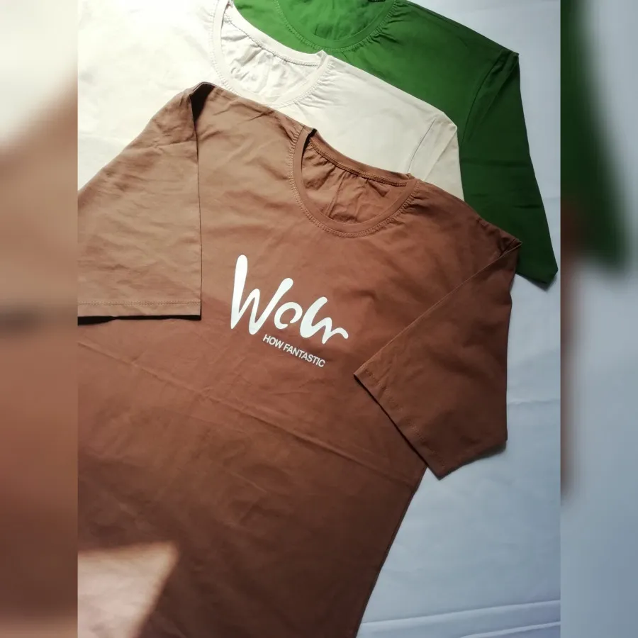 تی‌شرت لانگ نخ پنبه