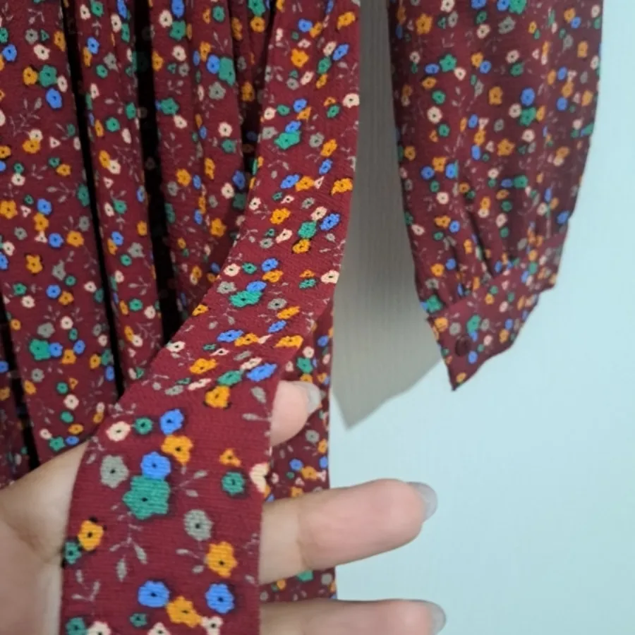 پیراهن مهمانی گل گلی