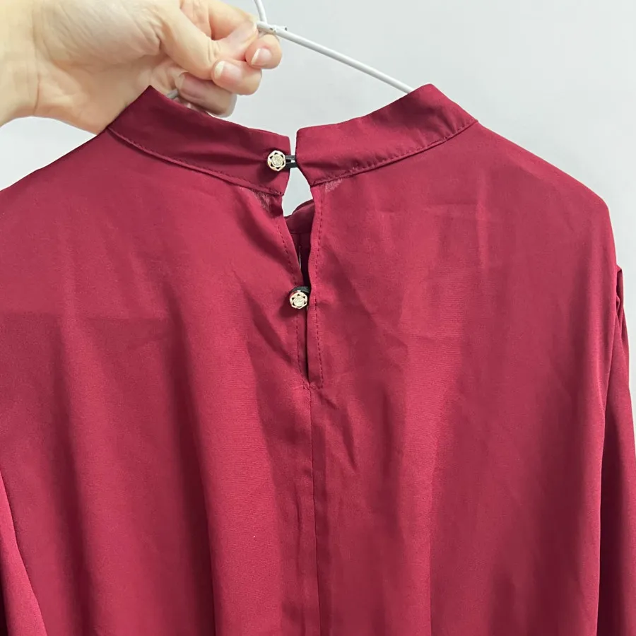 شومیز مجلسی زرشکی