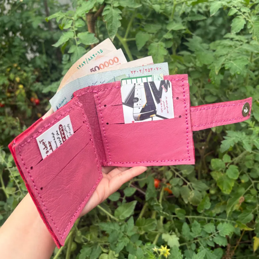 کیف پول چرم دست دوز