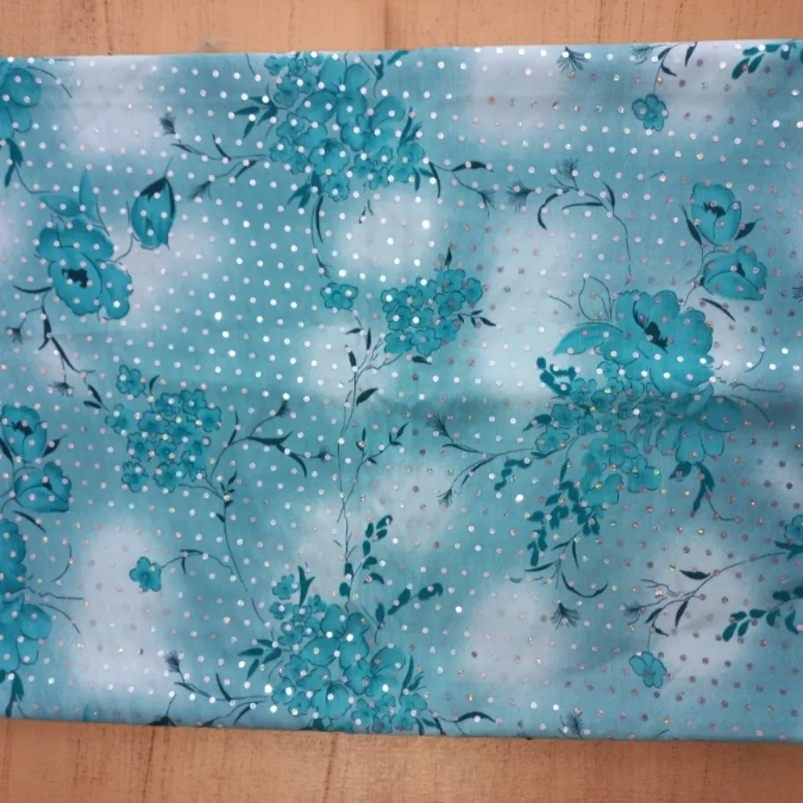 پارچه فیروزه ای شومیز