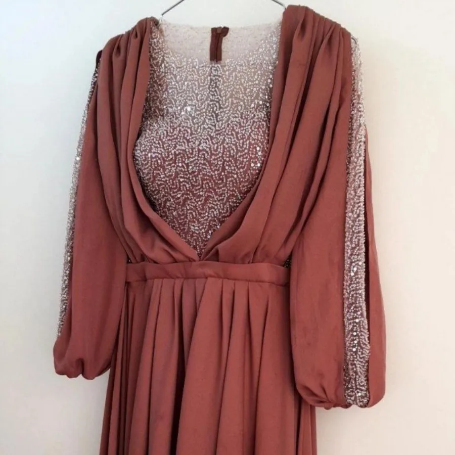 لباس مجلسی با شال ست