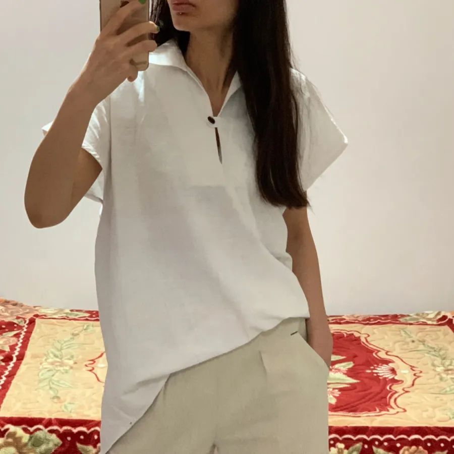 بلوز لینن خارجی