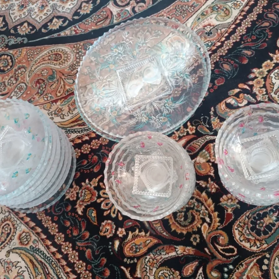 ست ظروف شیشه ای