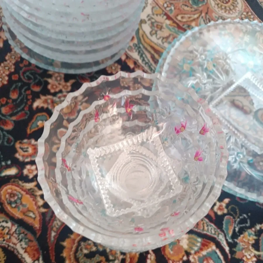 ست ظروف شیشه ای